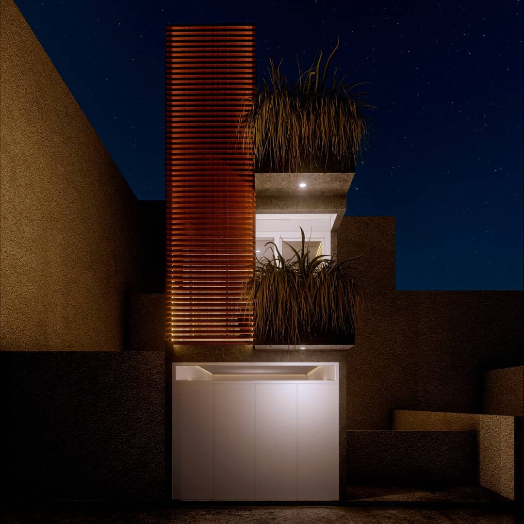Casa Amarilla noche